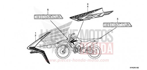 STREIFEN/MARKE (CRF110FD/E/H/J) CRF110FE de 2014